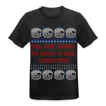 You are going to have a bad Christmas Pullover - Männer T-Shirt atmungsaktiv - Schwarz - Vorne - AI Model Male 178 light (178cm)