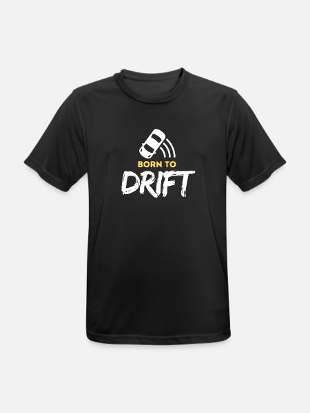 Né pour le drift - T-shirt respirant Homme - noir