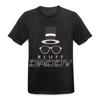 poker - Men's Breathable T-Shirt - black - Front - AI Model Male 178 light (178cm)