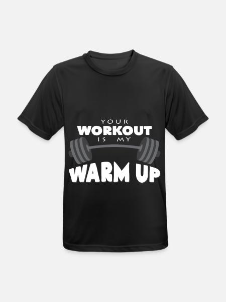 dumbbell - Men's Breathable T-Shirt - black