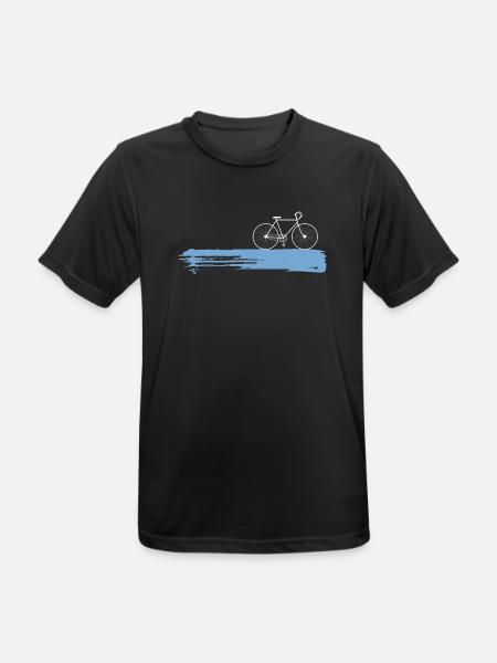 Fahrrad - Männer T-Shirt atmungsaktiv - Schwarz