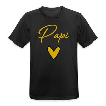 OPA. VATERTAG. ALLES GUTE ZUM GROSSVATERTAG - Männer T-Shirt atmungsaktiv - Schwarz - Vorne - AI Model Male 178 light (178cm)
