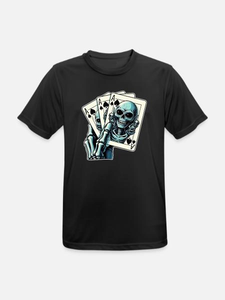 Jeu de cartes Alien - T-shirt respirant Homme - noir