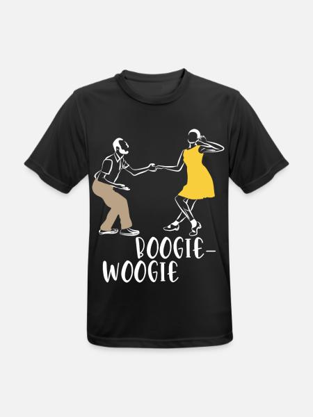 Fetziger Boogie-Woogie Tanzabend - Männer T-Shirt atmungsaktiv - Schwarz