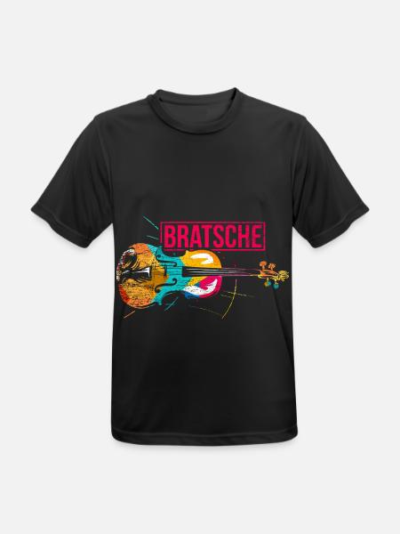 Feurige Bratschenstimme Orchester - Männer T-Shirt atmungsaktiv - Schwarz
