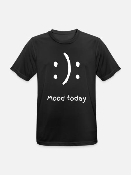 mood today - Men's Breathable T-Shirt - black