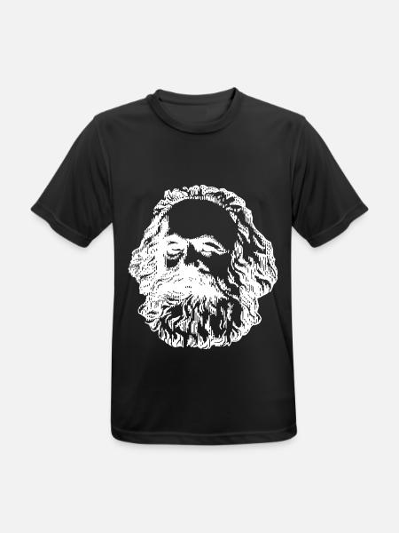 Streitbarer Karl Marx Revolutionär - Männer T-Shirt atmungsaktiv - Schwarz