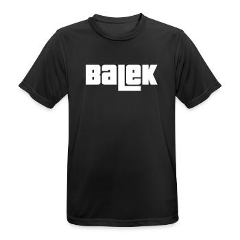 Balek - T-shirt respirant Homme - noir - Devant - AI Model Male 178 light (178cm)
