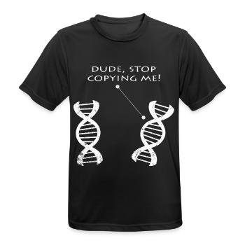Biologie Lustige Sprüche DNA Biologen Geschenk - Männer T-Shirt atmungsaktiv - Schwarz - Vorne - AI Model Male 178 light (178cm)