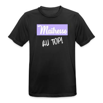 Geliebte - Männer T-Shirt atmungsaktiv - Schwarz - Vorne - AI Model Male 178 light (178cm)
