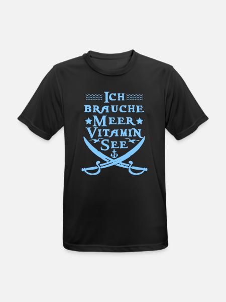 Lac de vitamines - T-shirt respirant Homme - noir