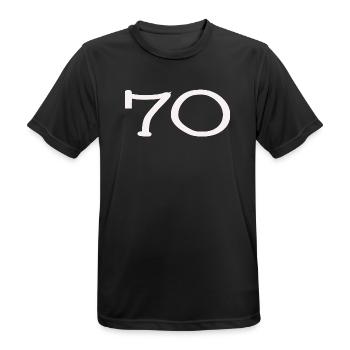 ALLES GUTE ZUM GEBURTSTAG. ALLES GUTE ZUM GEBURTSTAG. JAHRESTAG. - Männer T-Shirt atmungsaktiv - Schwarz - Vorne - AI Model Male 178 light (178cm)