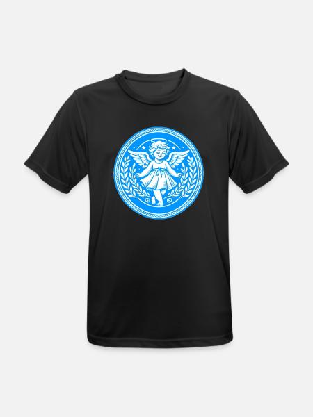Guardian Angel Logo - Men's Breathable T-Shirt - black