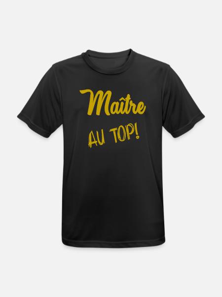 MASTER. MASTER - Men's Breathable T-Shirt - black