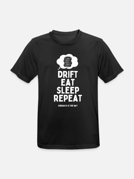 Drift Eat Sleep Repeat - Men's Breathable T-Shirt - black