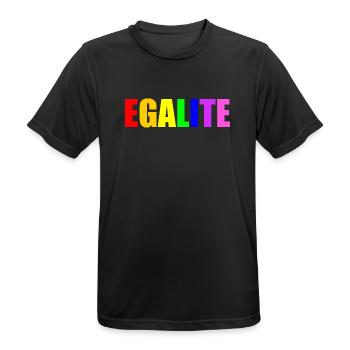 Equality - Men's Breathable T-Shirt - black - Front - AI Model Male 178 light (178cm)