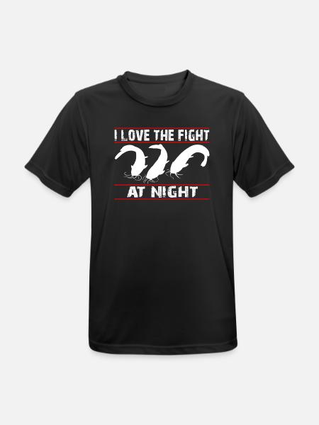 I fish catfish - catfish angler - Men's Breathable T-Shirt - black
