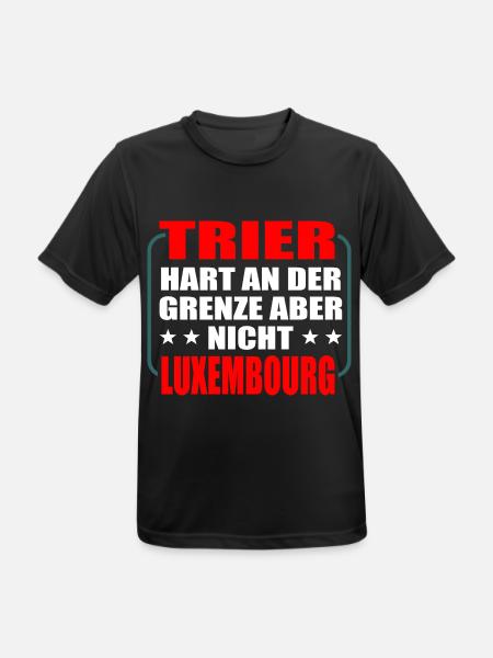 Trier - Männer T-Shirt atmungsaktiv - Schwarz