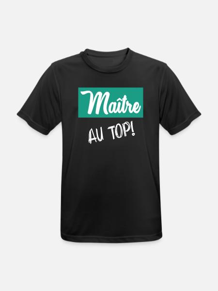 MASTER. MASTER - Men's Breathable T-Shirt - black