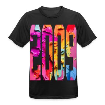 BUNT 17TH BIRTHDAY 2009 - Men's Breathable T-Shirt - black - Front - AI Model Male 178 light (178cm)