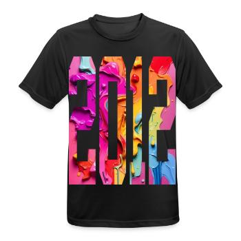 BUNT 14TH BIRTHDAY 2012 - Men's Breathable T-Shirt - black - Front - AI Model Male 178 light (178cm)