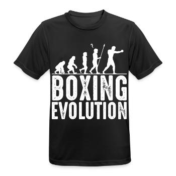 boxer - Men's Breathable T-Shirt - black - Front - AI Model Male 178 light (178cm)