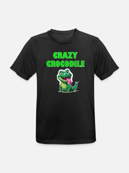 Crazy Crocodile - Men's Breathable T-Shirt - black