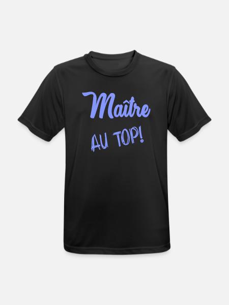 MASTER - Men's Breathable T-Shirt - black