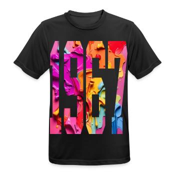 BUNT 59E ANNIVERSAIRE 1967 - T-shirt respirant Homme - noir - Devant - AI Model Male 178 light (178cm)