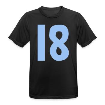 ALLES GUTE ZUM GEBURTSTAG. ALLES GUTE ZUM GEBURTSTAG. JAHRESTAG. - Männer T-Shirt atmungsaktiv - Schwarz - Vorne - AI Model Male 178 light (178cm)