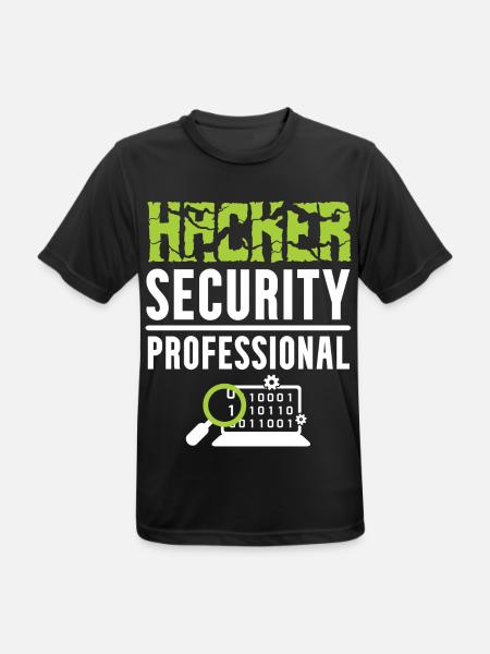 Hacker Security Professional - Männer T-Shirt atmungsaktiv - Schwarz
