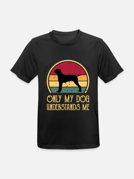 Ariege Pointer Hund Lover Silhouette Vintage Sonnenuntergang - Männer T-Shirt atmungsaktiv - Schwarz