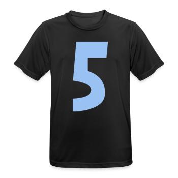 ALLES GUTE ZUM GEBURTSTAG. ALLES GUTE ZUM GEBURTSTAG. JAHRESTAG. - Männer T-Shirt atmungsaktiv - Schwarz - Vorne - AI Model Male 178 light (178cm)