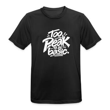 Look Good Feel Good Graffiti - Männer T-Shirt atmungsaktiv - Schwarz - Vorne - AI Model Male 178 light (178cm)