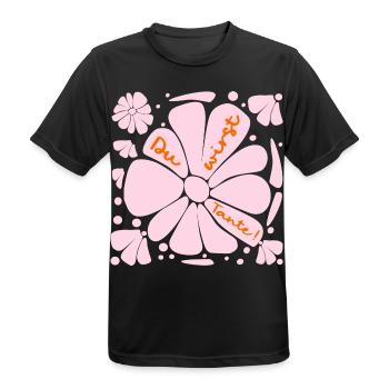 Du wirst Tante, Baby - Männer T-Shirt atmungsaktiv - Schwarz - Vorne - AI Model Male 178 light (178cm)