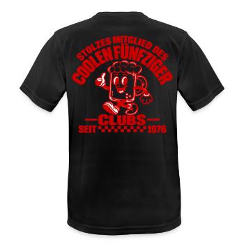 Club 1976 – Stolzes Mitglied des coolsten Jahrgang - Männer T-Shirt atmungsaktiv - Schwarz - Hinten - AI Model Male 178 light (178cm)
