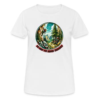 The Hunt for Hidden Treasures - Women's Breathable T-Shirt - white - Front - AI Model Female 172 dark (172cm)
