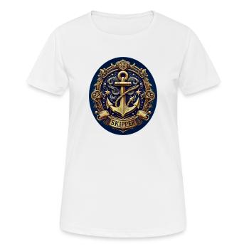 Skipper Logo - T-shirt respirant Femme - blanc - Devant - AI Model Female 172 dark (172cm)