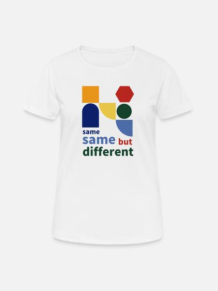 same same but different - Frauen T-Shirt atmungsaktiv - Weiß