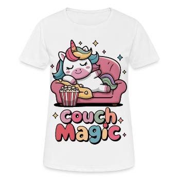 Couch Magic - Women's Breathable T-Shirt - white - Front - AI Model Female 172 dark (172cm)