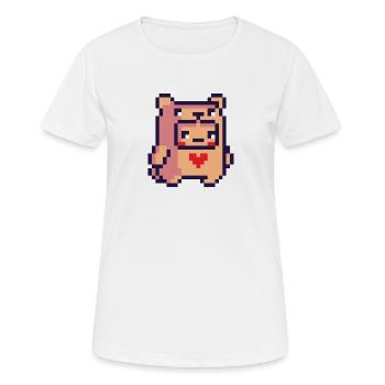 Pixel - Women's Breathable T-Shirt - white - Front - AI Model Female 172 dark (172cm)