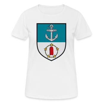 20. Bezirk Brigittenau Wappen Geschenk Shirt - Frauen T-Shirt atmungsaktiv - Weiß - Vorne - AI Model Female 172 dark (172cm)
