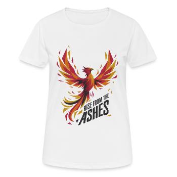 Rise From The Ashes - Women's Breathable T-Shirt - white - Front - AI Model Female 172 dark (172cm)
