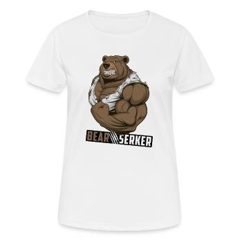 Bearserker - Women's Breathable T-Shirt - white - Front - AI Model Female 172 dark (172cm)