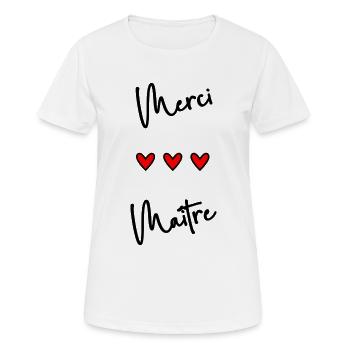 MASTER. MASTER - Women's Breathable T-Shirt - white - Front - AI Model Female 172 dark (172cm)