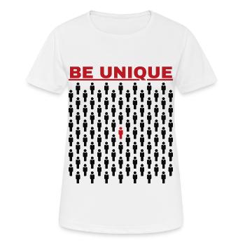 Be unique in the crowd - Women's Breathable T-Shirt - white - Front - AI Model Female 172 dark (172cm)