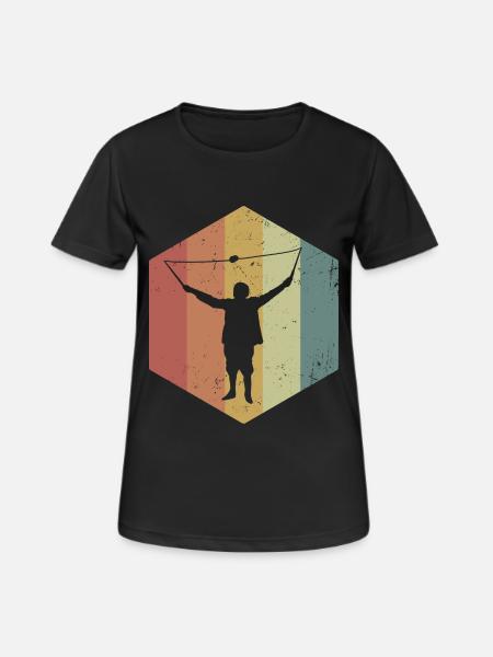 Furchtloser Diabolo Zirkusartist - Frauen T-Shirt atmungsaktiv - Schwarz