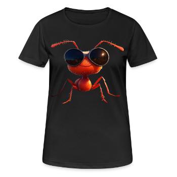Ant Forest Ant Fire Ant Insect Cute Ants - Women's Breathable T-Shirt - black - Front - AI Model Female 172 light (172cm)
