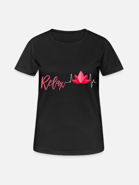 Massage - T-shirt respirant Femme - noir