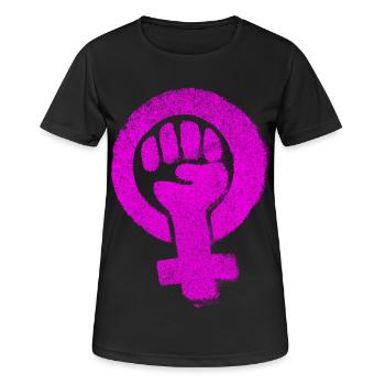 Feminist Emancipation Feminsm Feminism Equality - Women's Breathable T-Shirt - black - Front - AI Model Female 172 light (172cm)